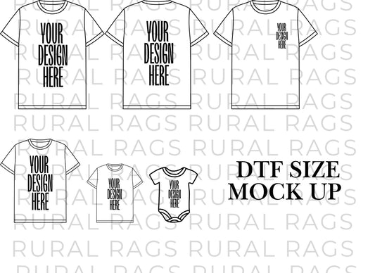 Custom DTF print infant size