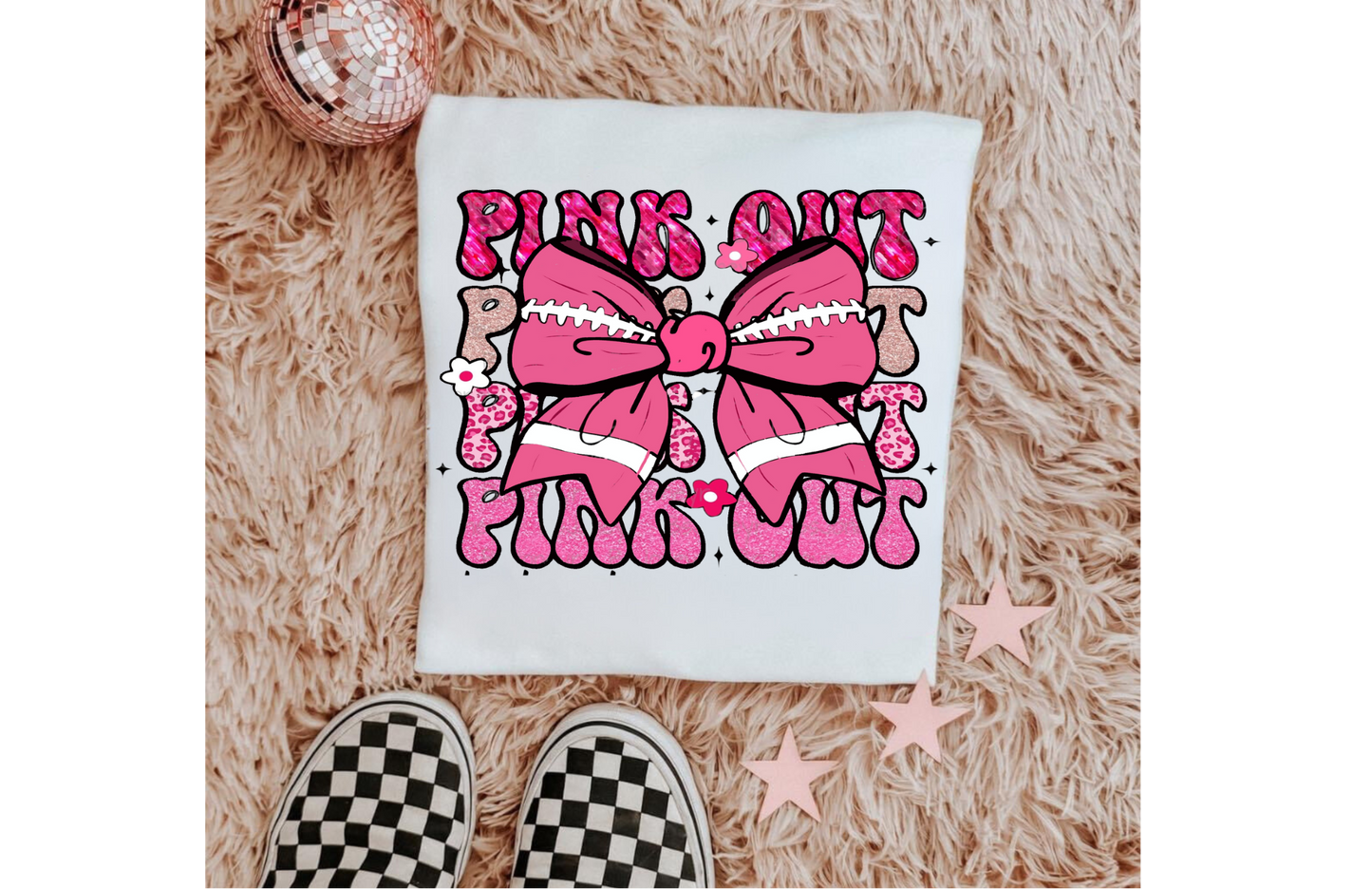 Pink Out Bow Design